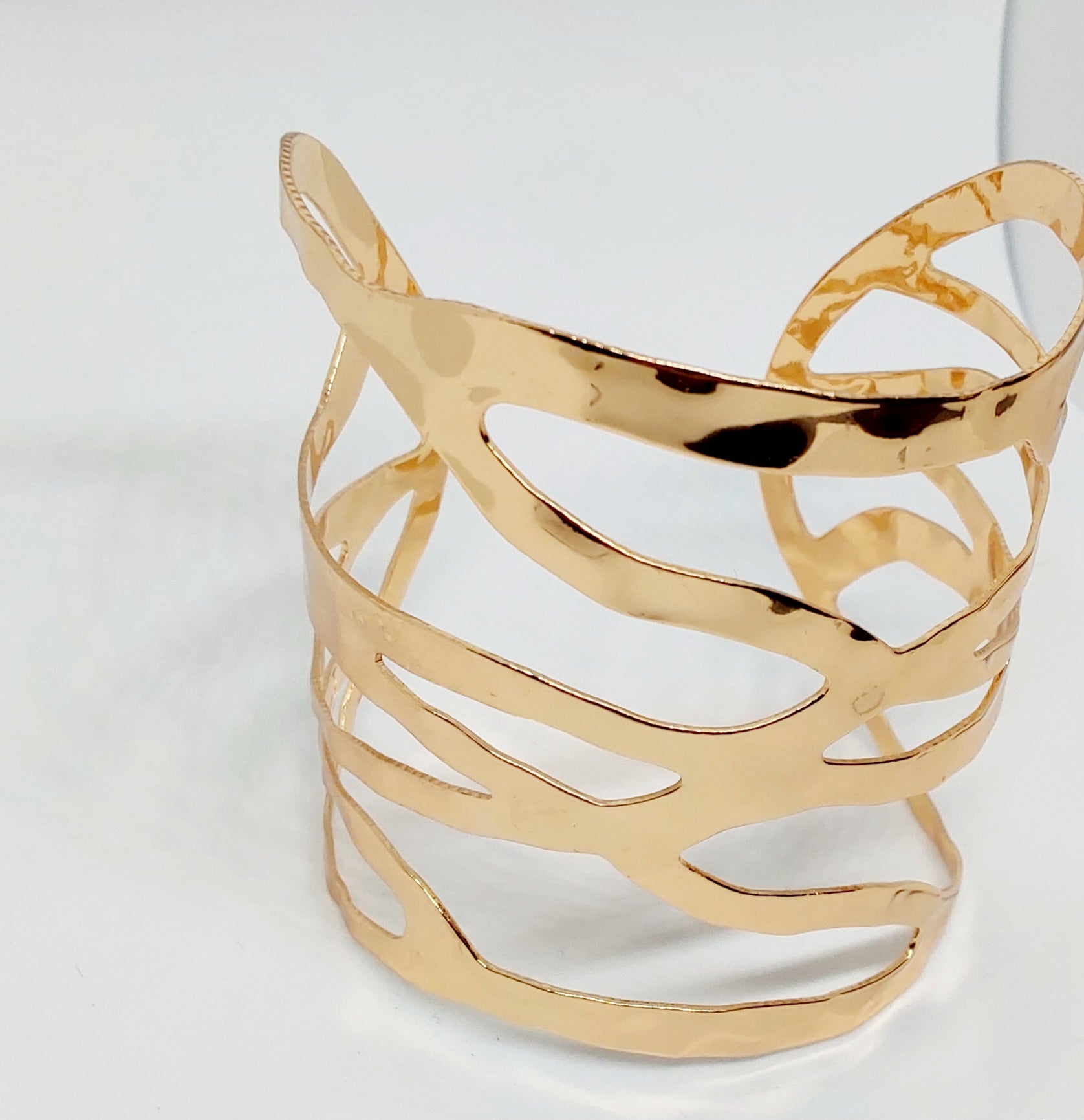 Aphrodite Cuff Bangle Gold - Stellify