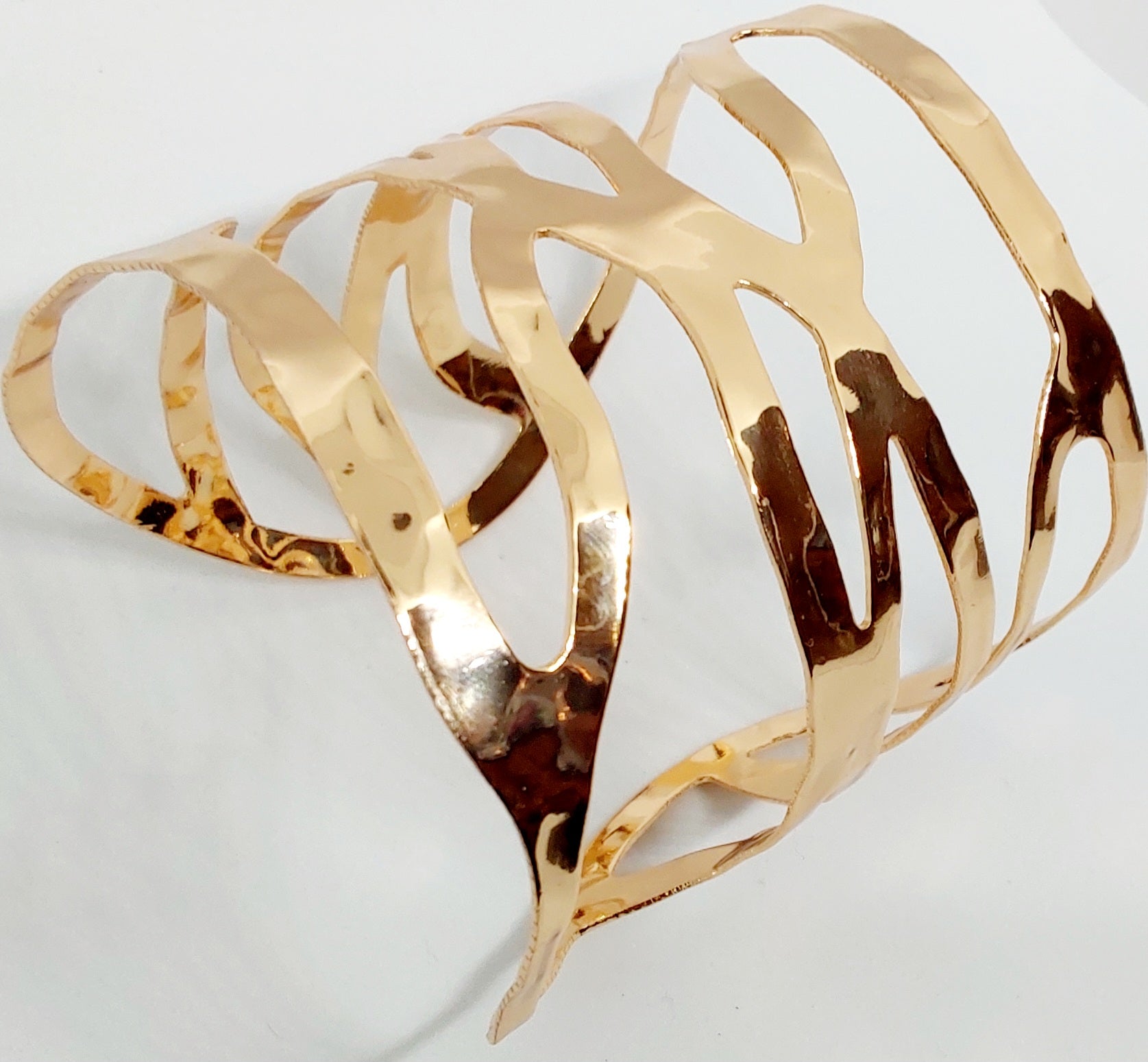 Aphrodite Cuff Bangle Gold - Stellify