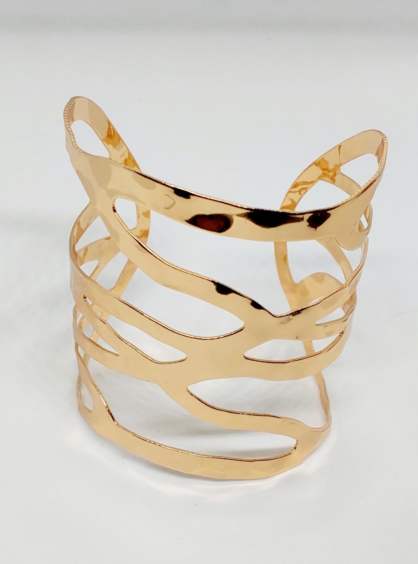 Aphrodite Cuff Bangle Gold - Stellify