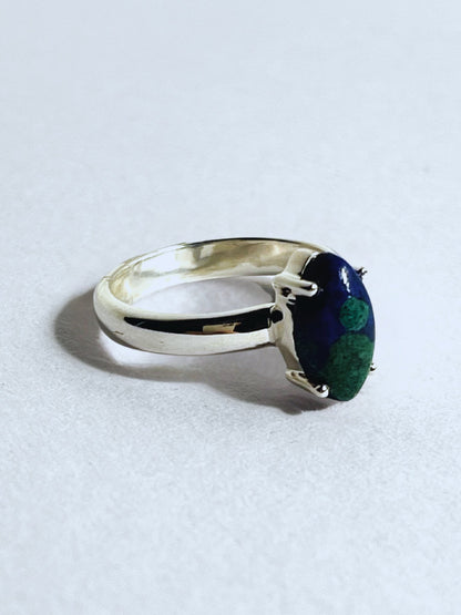 Azure Malachite Ring - Stellify