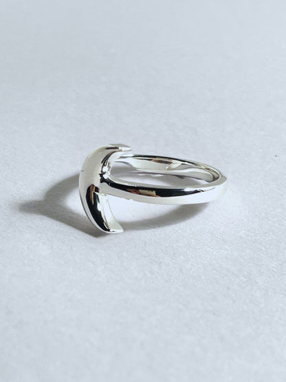 Celestial Crescent Moon Ring - Stellify
