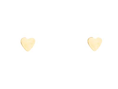 Gold Filled Mini Heart Stud Earrings - Stellify