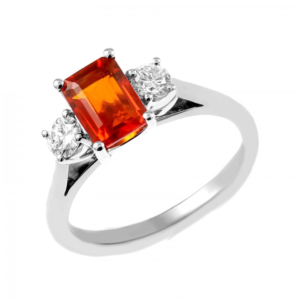 Honey Fire Opal Radiance Ring - Stellify