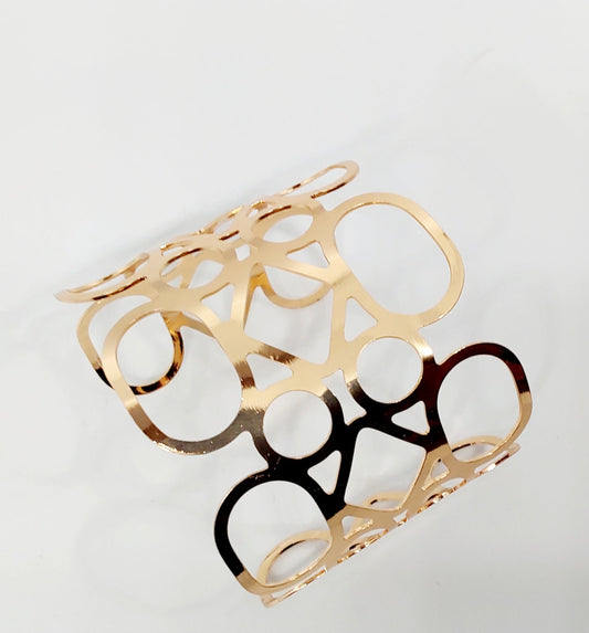 Moon Cuff Bangle Gold - Stellify
