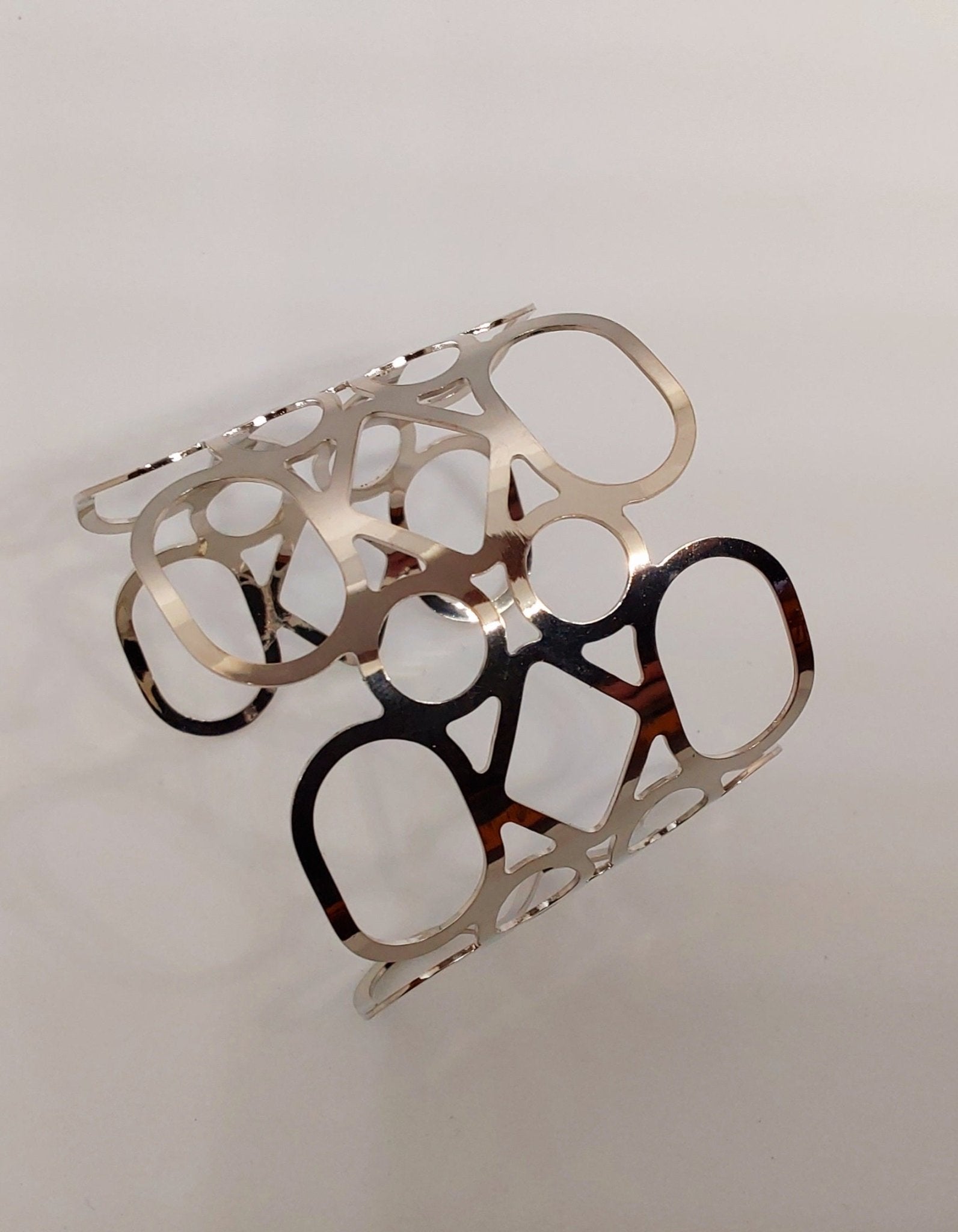 Moon Cuff Bangle Silver - Stellify