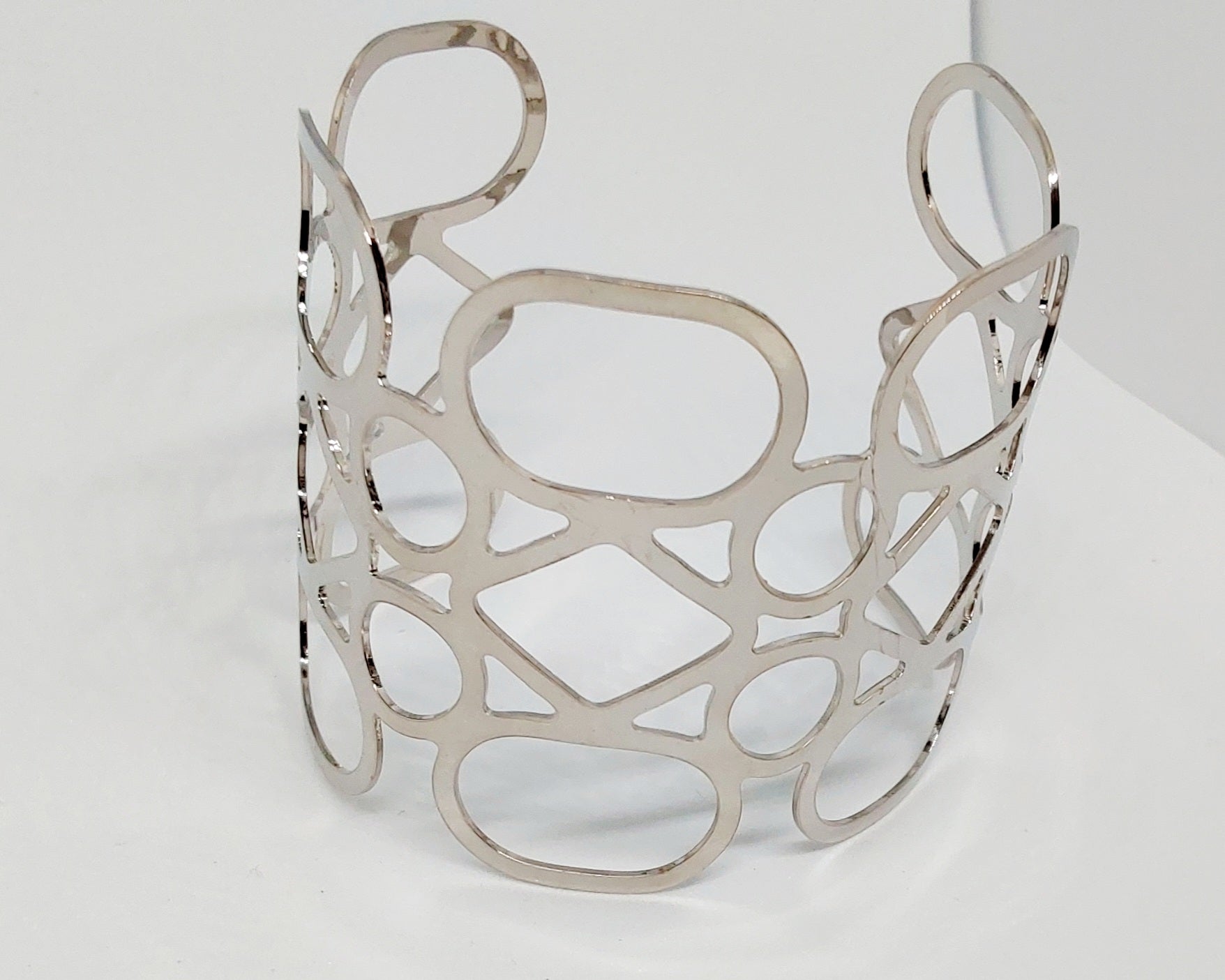 Moon Cuff Bangle Silver - Stellify