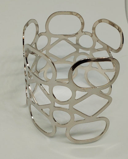 Moon Cuff Bangle Silver - Stellify