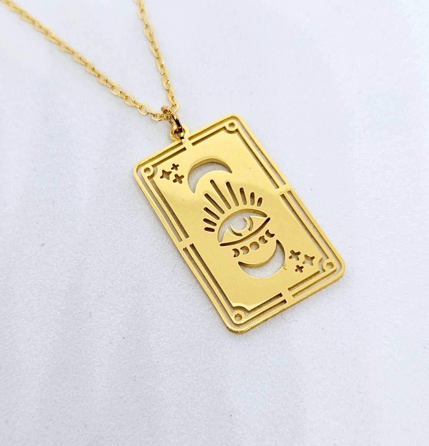 Nazar Cut Out Necklace - Stellify