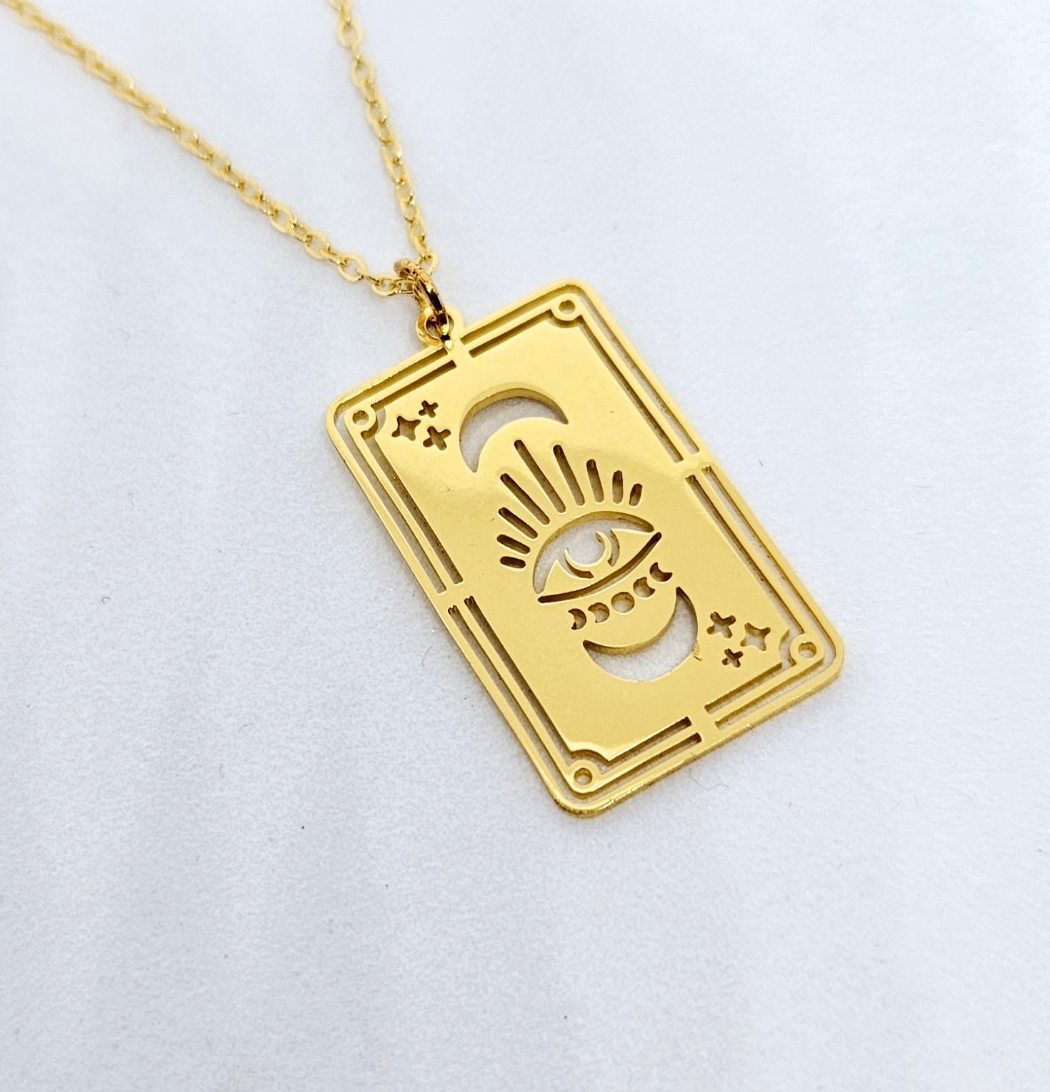 Nazar Cut Out Necklace - Stellify