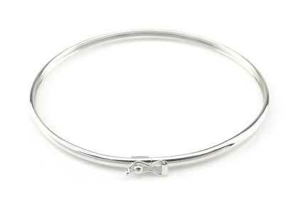 Personalized Oval Elegance Bangle - Stellify