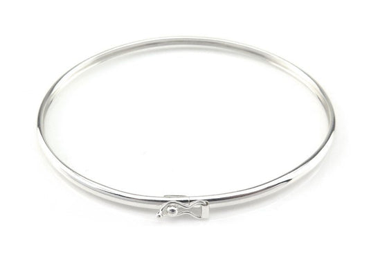 Personalized Oval Elegance Bangle - Stellify