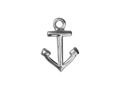 Sterling Silver Anchor Charm - Stellify