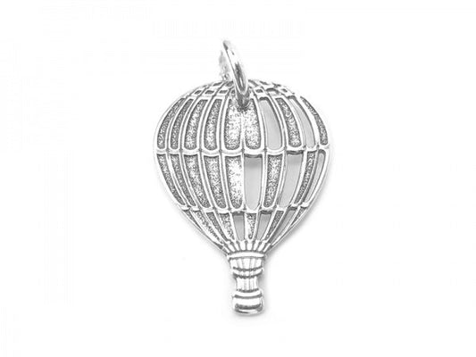 Sterling Silver Hot Air Balloon Pendant Necklace - Stellify