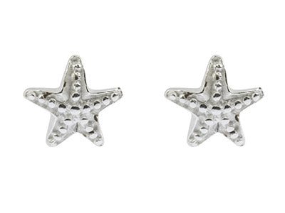 Sterling Silver Starfish Stud Earrings - Stellify